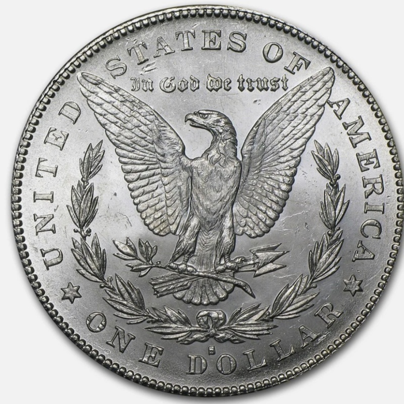 1878 S Morgan Silver Dollar $1 Brilliant Uncirculated BU 90% Silver