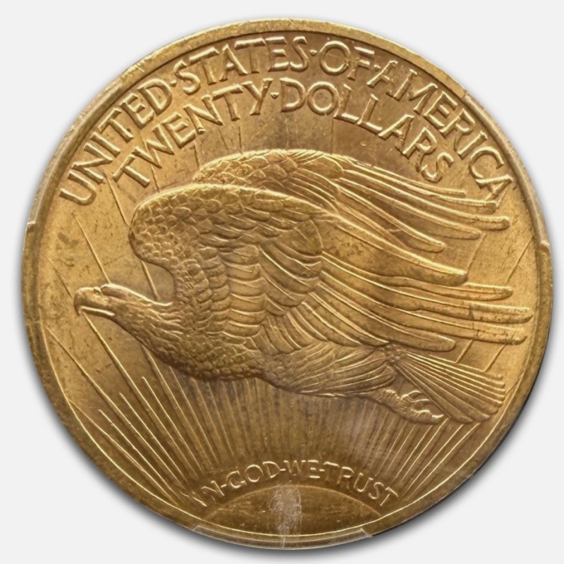 1922 $20 St Gaudens Gold Double Eagle MS-66 PCGS