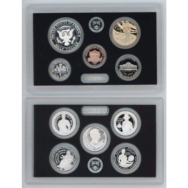 2025 US United States Mint Silver Proof 10 Coin Set 25RH S LAST PENNY + QUARTERS